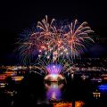 Feuerwerk in Sankt Goar bei Rhein in Flammen