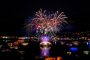 Feuerwerk in Sankt Goar bei Rhein in Flammen