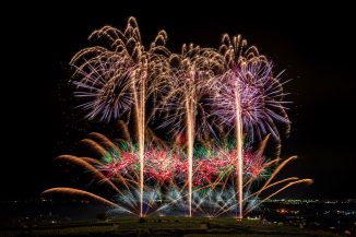 Glanzvolles Feuerwerk zur Halbzeit des Dürkheimer Wurstmarkts